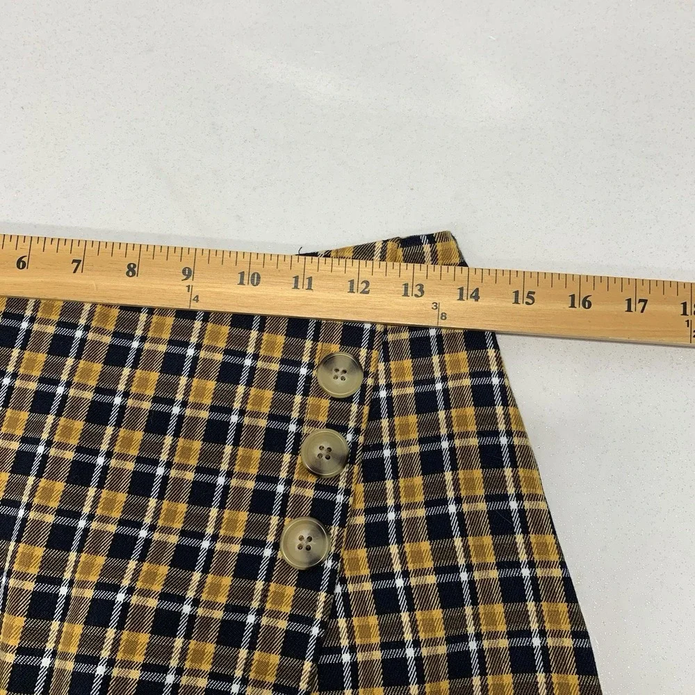 Aeropostale Plaid Y2K Mini‎ Skort Skirt Medium Retro Preppy School Travel Beach